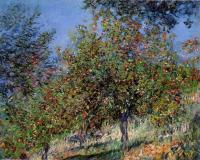 Monet, Claude Oscar - Apple Trees on the Chantemesle Hill